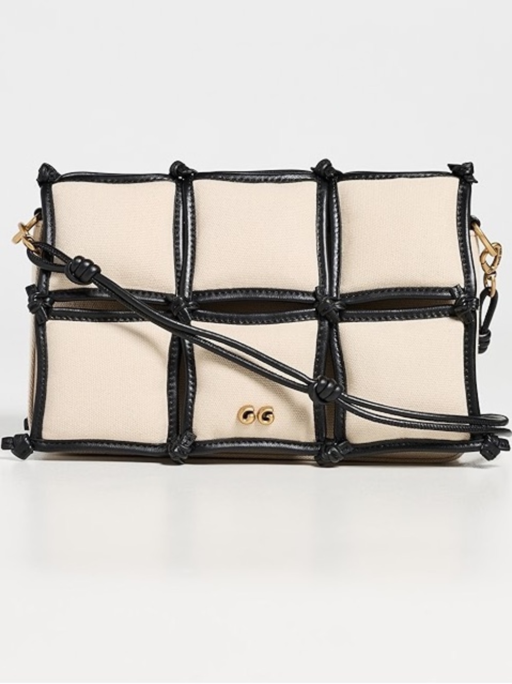 Cult Gaia Puff Crossbody Bag Khaki & Black Nwot comes with dustbag Retail $498 - Picture 6 of 13